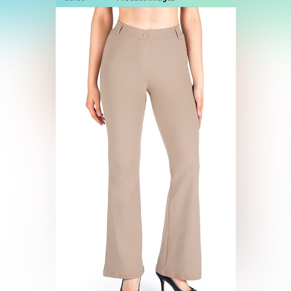 Yogipace, NWT Belt Loops,Women's Regular Bootcut Yoga Dress Pants